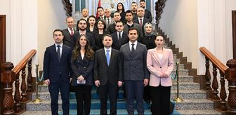 Adalet Bakanı Gürlek, yargı muhabirleriyle bayramlaştı
