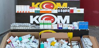 Adana'da 6 bin 247 ilaç ve 216 tıbbi cihaz ele geçirildi