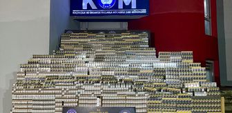 Adana'da 82 bin 500 paket kaçak sigara ele geçirildi