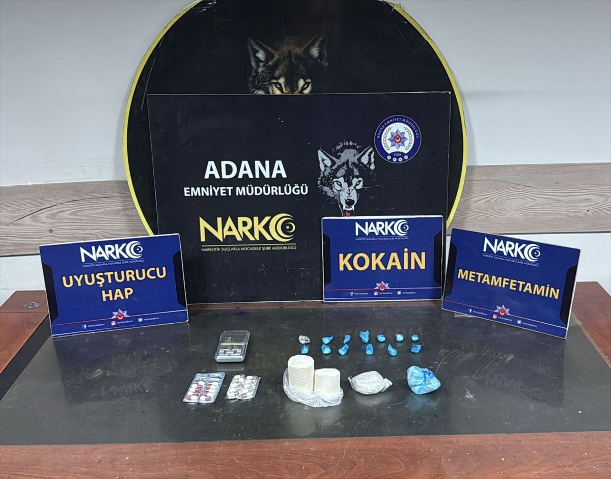 Adana'da evinde uyuşturucu bulunan zanlı tutuklandı