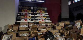 Adana'da ruhsatsız depoda 1 milyon 123 bin 443 ilaç ele geçirildi