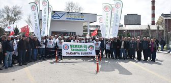Adapazarı Şeker Fabrikasının 'satış sürecine' ilişkin basın açıklaması yapıldı