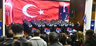 Aday memurluk sürecini tamamlayan 110 zabıta için yemin töreni yapıldı