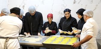 Adıyaman'ın bayram lezzeti 'taplama' öğrencilerin emeğiyle sofralara ulaşıyor