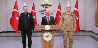 Adıyaman Valisi Varol, aylık asayiş verilerini açıkladı