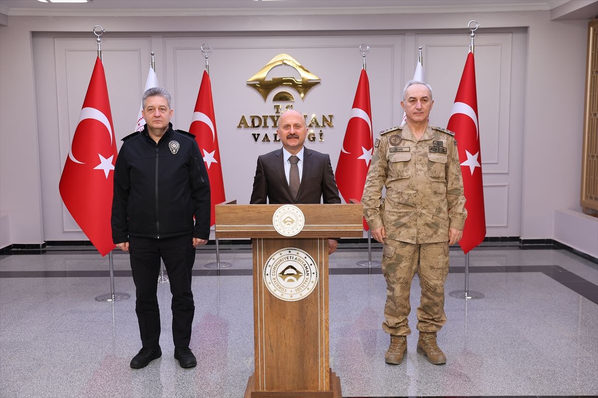 Adıyaman Valisi Varol, aylık asayiş verilerini açıkladı