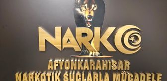 Afyonkarahisar'da uyuşturucu operasyonunda 1 şüpheli tutuklandı