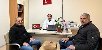 Ağın Belediye Başkanı Çakar, sağlık çalışanlarını ziyaret etti.