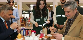 Ağrı'da YEDAM danışanlarının el sanatı eserleri sergilendi