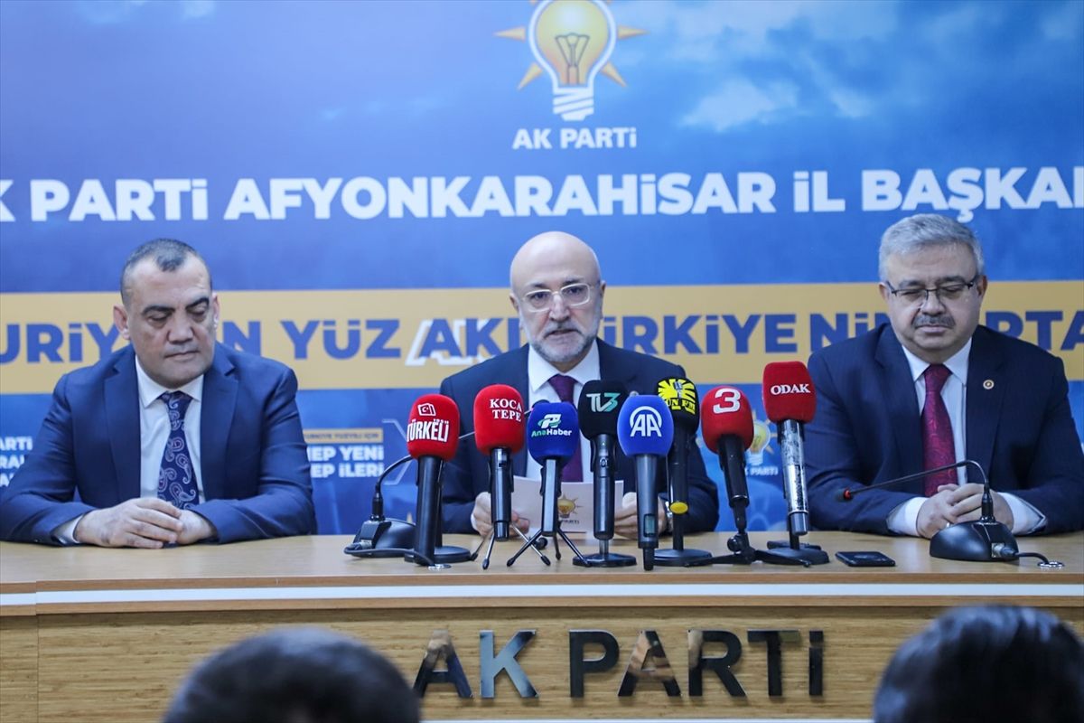 AK Parti Afyonkarahisar İl Başkanı Şahin'den 28 Şubat açıklaması