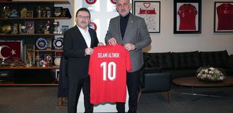AK Parti Erzurum Milletvekili Altınok'tan, TFF Başkanı Hacıosmanoğlu'na ziyaret