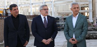 AK Parti Genel Başkan Yardımcısı Yayman Hatay Arkeoloji Müzesi'ndeki çalışmaları inceledi