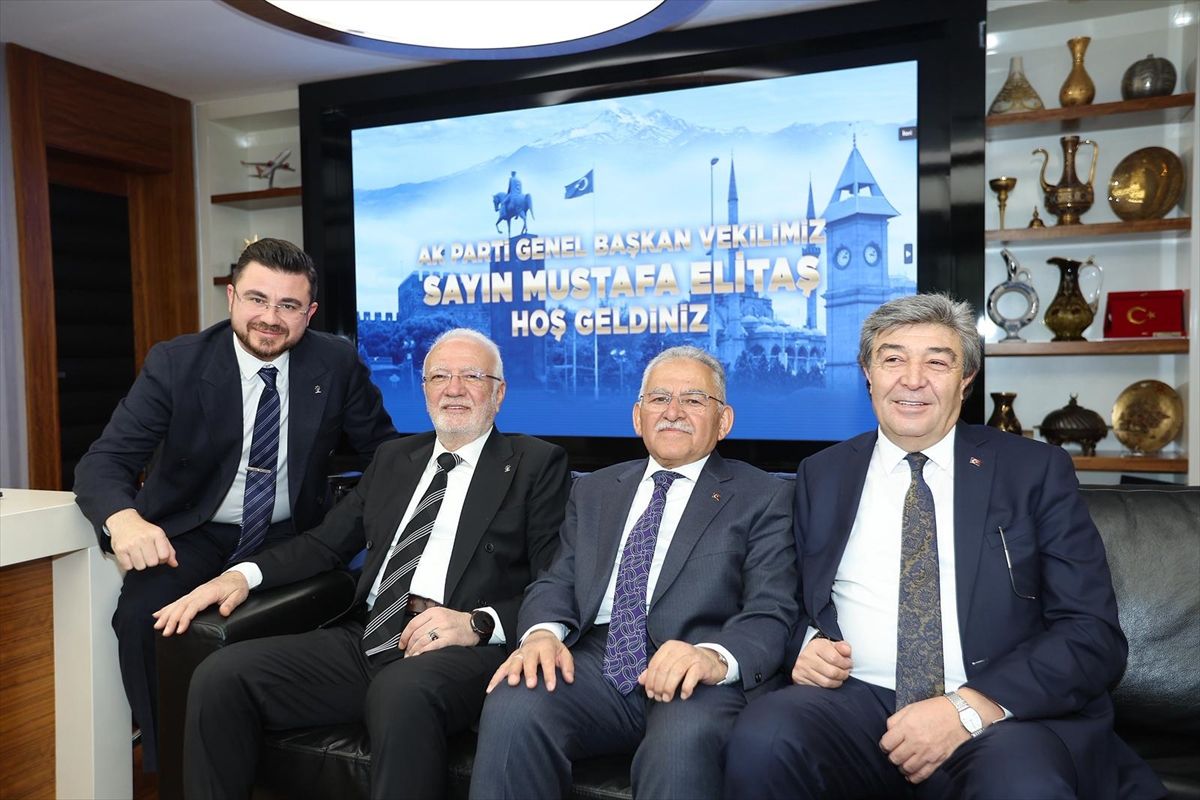 AK Parti Genel Başkanvekili Elitaş, Büyükkılıç'ı ziyaret etti