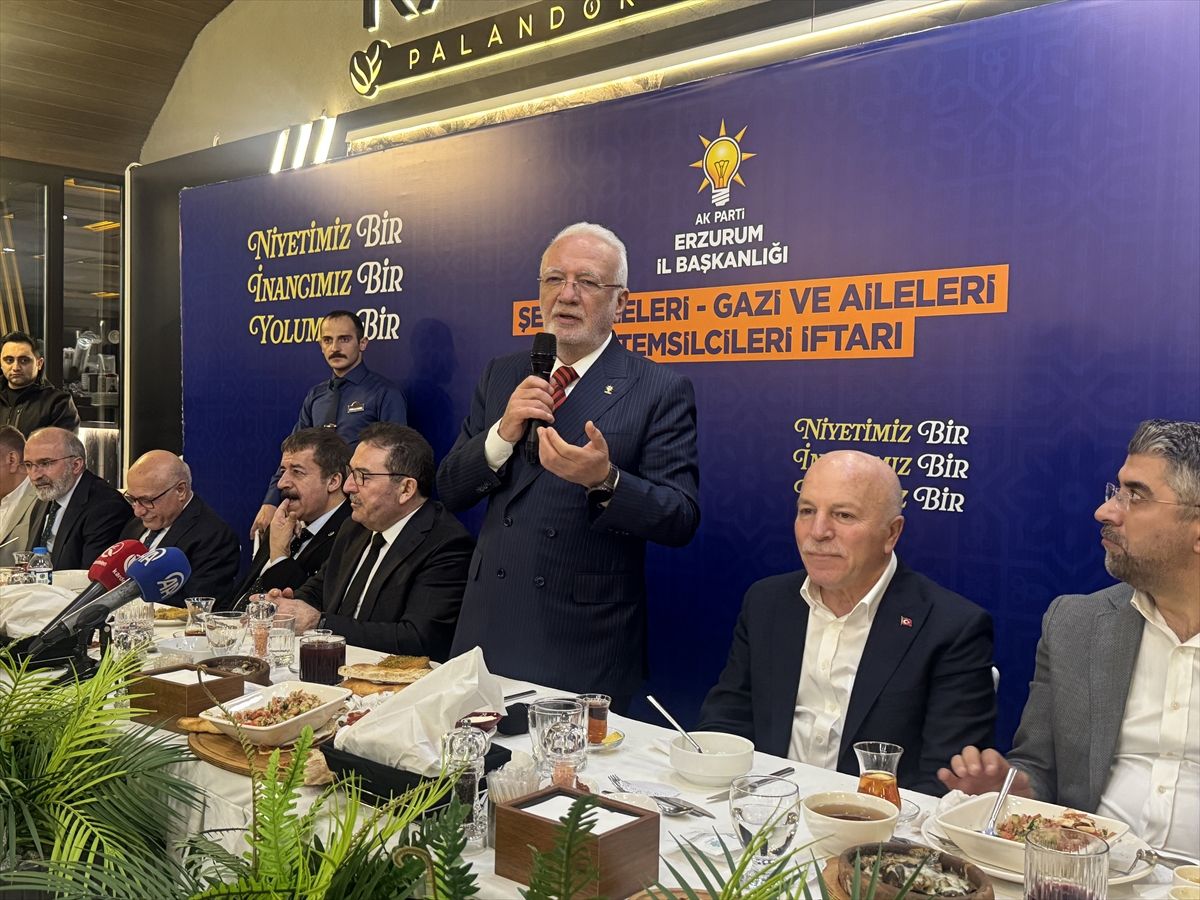 AK Parti Genel Başkanvekili Elitaş, Erzurum'da iftar programında konuştu Açıklaması