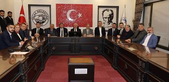 AK Parti Genel Başkanvekili Elitaş, Talas Belediye Başkanı Yalçın'ı ziyaret etti
