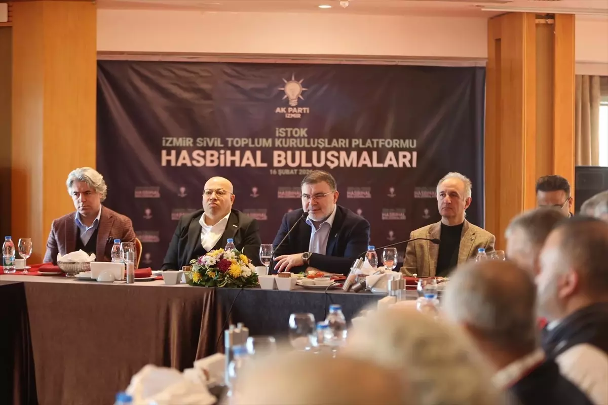 AK Parti'li Saygılı sivil toplum kuruluşlarının temsilcileriyle bir araya geldi