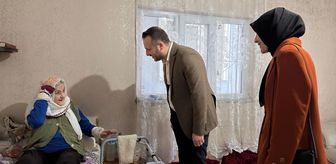 AK Partili Özturan ve Mavi'den hane ziyaretleri