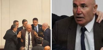 Meclis'teki kavgada Mahmut Tanal'ın burnu kanadı