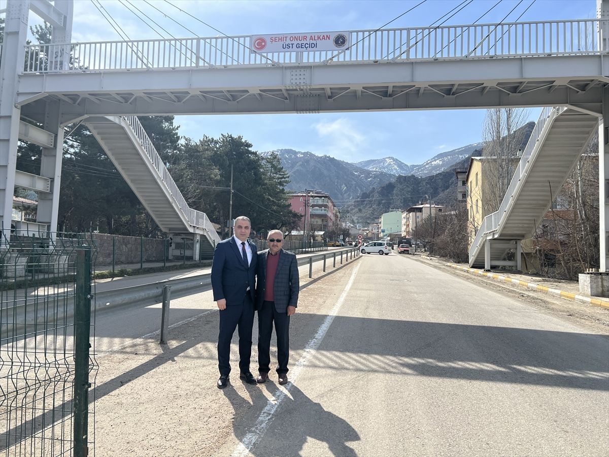 Akıncılar'da üst geçide şehit Onur Alkan'ın adı verildi