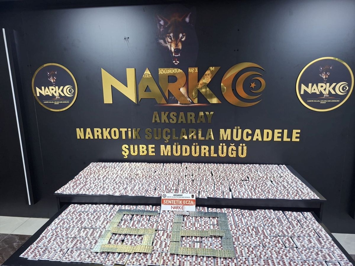 Aksaray'da uyuşturucu operasyonunda yakalanan 12 şüpheli tutuklandı