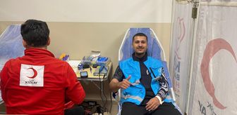 Alaçam'da öğrenci yurdunda Kızılay kan bağışı etkinliği düzenledi