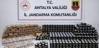 Alanya'da kaçak tütün operasyonu düzenlendi