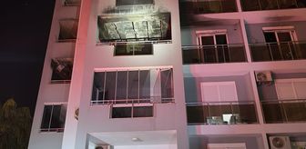 Alanya'da rezidansta çıkan yangın hasara neden oldu