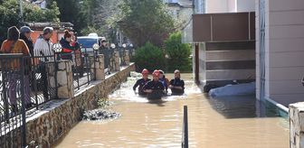 Alanya'da su baskını olan Dim Barajı'nın çevresindeki evler boşaltıldı