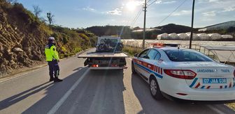 Alanya'da trafik güvenliğini tehlikeye atan motosiklet sürücülerine ceza
