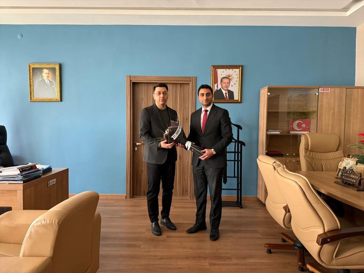 Almus Vergi Dairesinden Kaymakam Çömen'e ziyaret