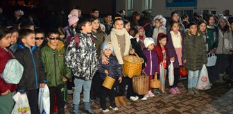 Amasya'da 150 yıldan fazla geçmişi olan 'sepet sallama' geleneği devam ediyor