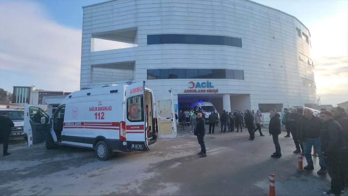 Amasya'da biyogaz tesisinde zehirlenen 3 kişi tedavi altına alındı