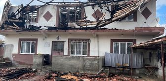 Amasya'da iki katlı evde çıkan yangın itfaiye ekiplerince söndürüldü