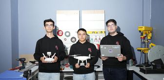 Anadolu lisesi mezunu 3 genç, orman yangınlarına karşı dron tasarladı
