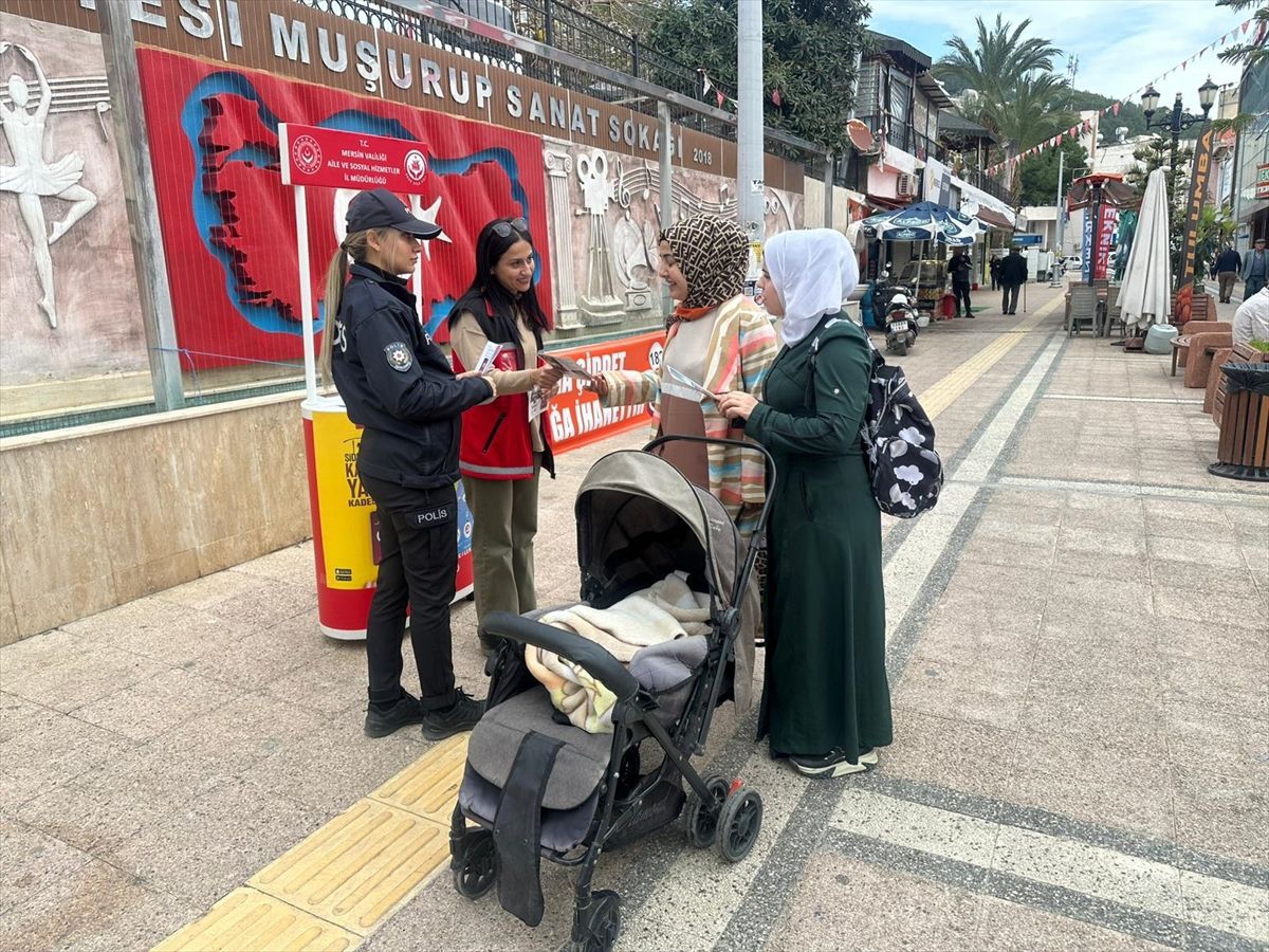 Anamur'da kadınlar KADES hakkında bilgilendirildi