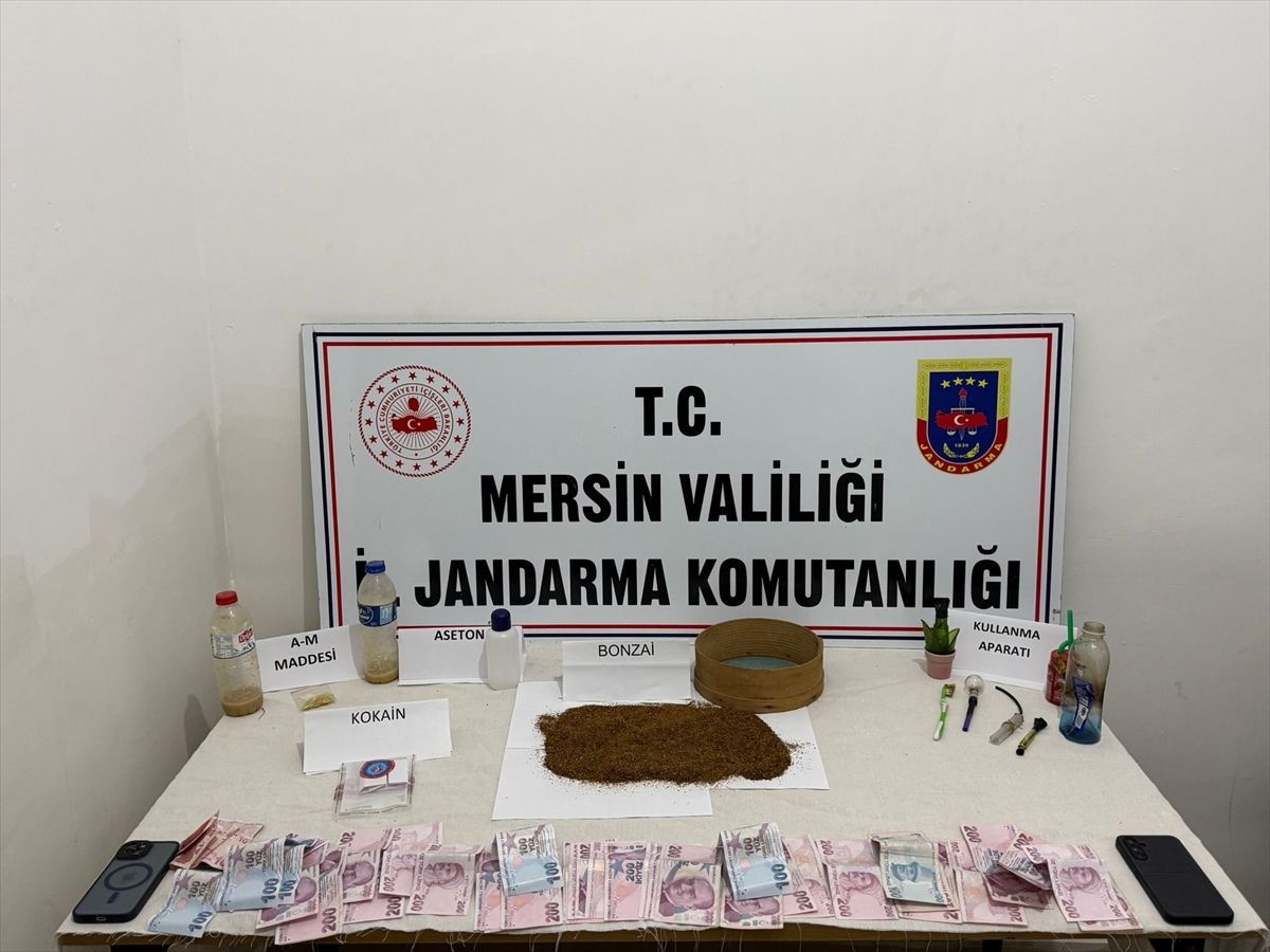 Anamur ilçesinde uyuşturucu operasyonunda yakalanan zanlı tutuklandı