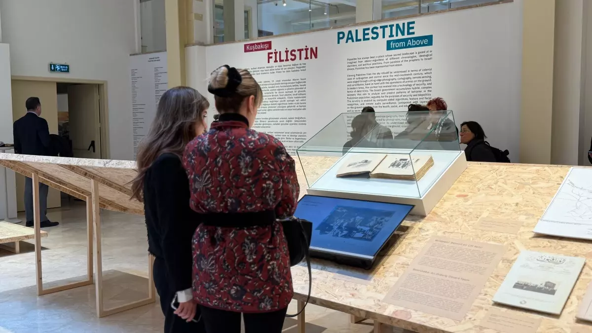 Ankara'da 'Kuşbakışı Filistin' sergisi ziyarete açıldı