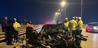 Ankara'da otomobilin tıra arkadan çarptığı kazada sürücü ağır yaralandı