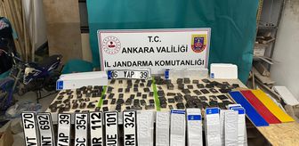 Ankara'da sahte plaka operasyonunda 2 şüpheli gözaltına alındı