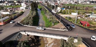 Antakya'da iki mahalleyi bağlayan köprü ulaşıma açıldı
