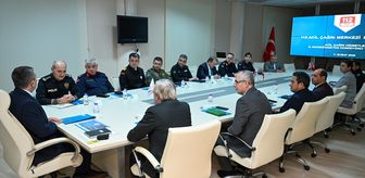 Antalya'da 112 Acil Çağrı Hizmetleri İl Koordinasyon Komisyonu Toplantısı gerçekleştirildi