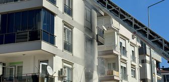 Antalya'da apartman dairesinde çıkan yangında 6 kişi dumandan etkilendi