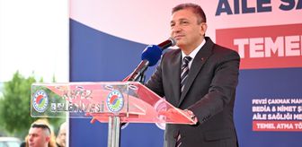 Antalya'da bir aile sağlığı merkezi ve 112 istasyonu açıldı, bir merkezin temeli atıldı