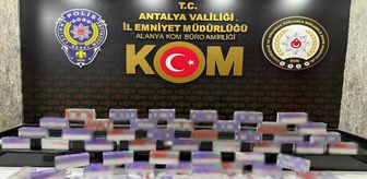 Antalya'da kaçakçılık ve organize suçlarla mücadele sürüyor