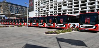 Antalya'da kent içi toplu taşıma için yeni otobüsler hizmete alındı