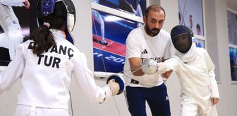 Antrenör babasının desteğiyle başladığı eskrimde milli takımı hedefliyor
