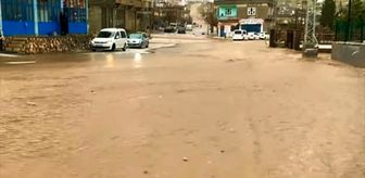 Araban'da sağanak etkili oldu