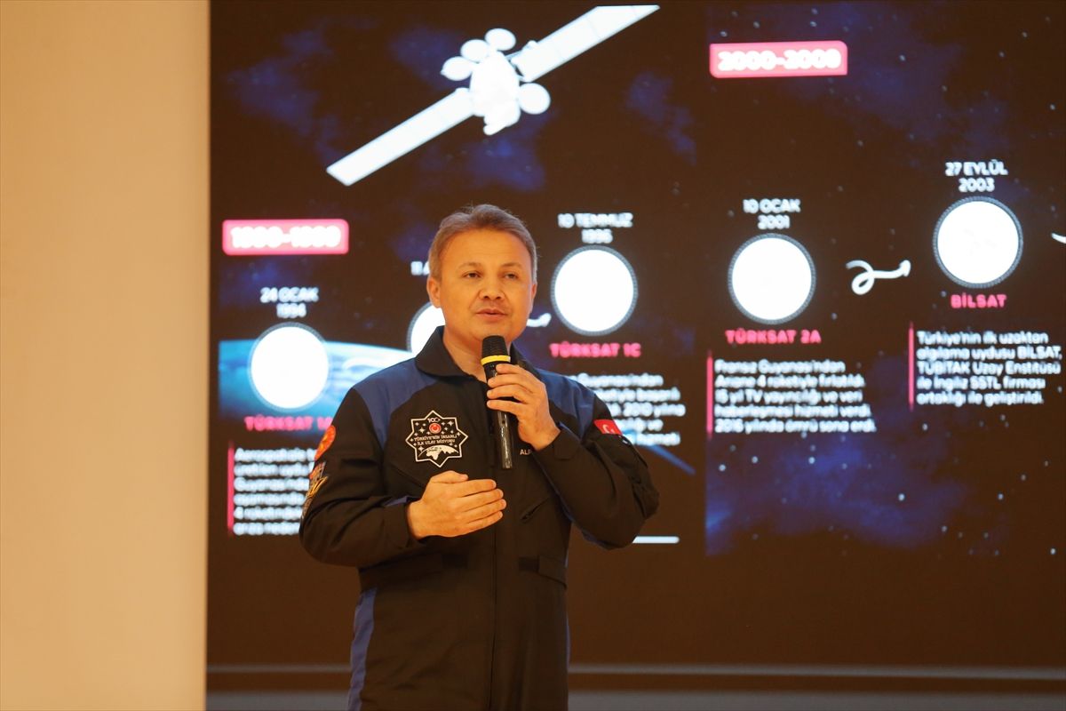 Astronot Alper Gezeravcı, Çorum'da öğrencilerle buluştu Açıklaması