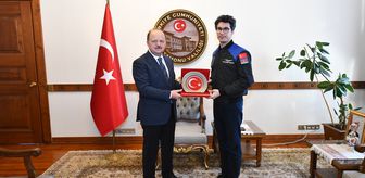 Astronot Atasever'den Kastamonu Valisi Dallı'ya ziyaret