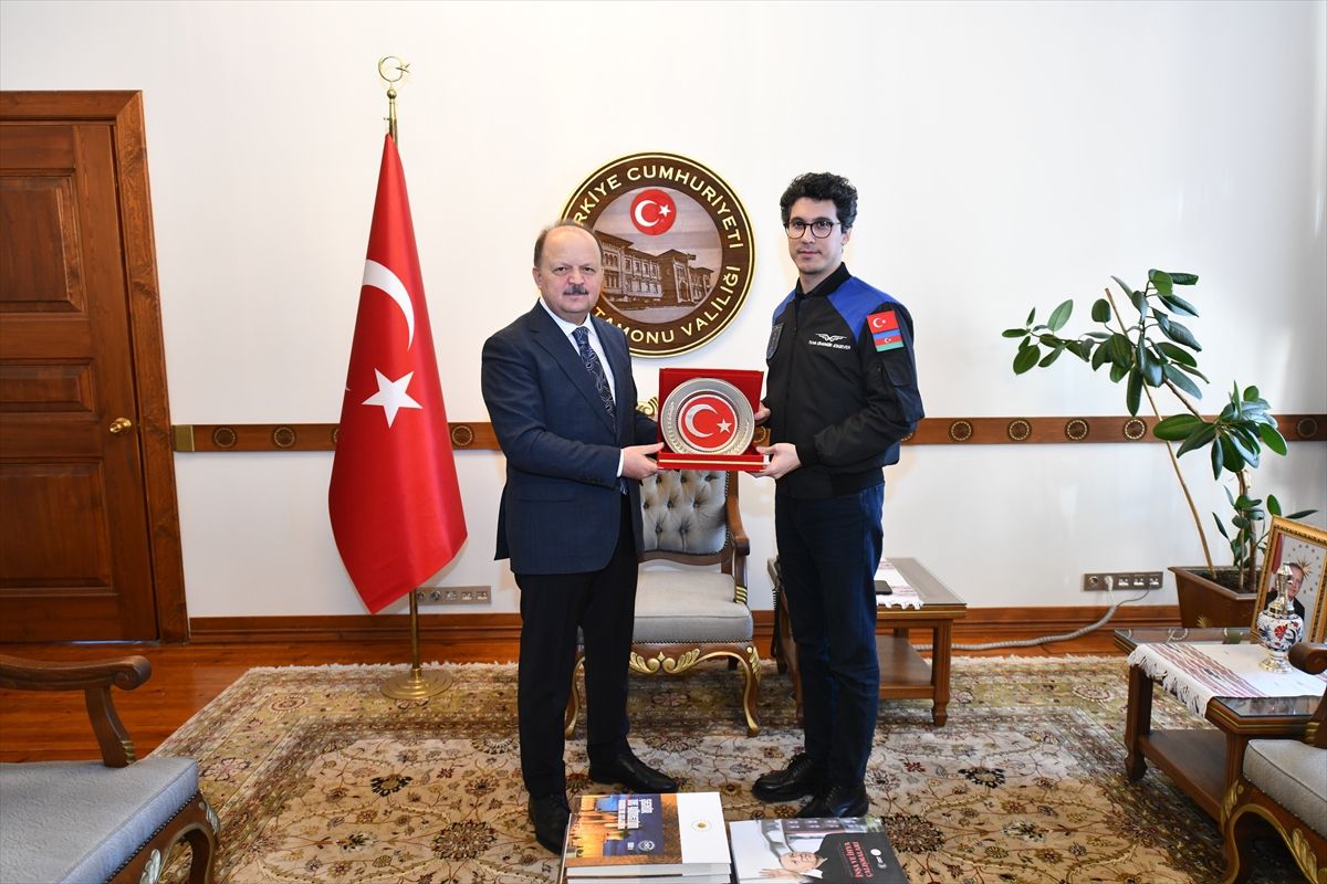Astronot Atasever'den Kastamonu Valisi Dallı'ya ziyaret
